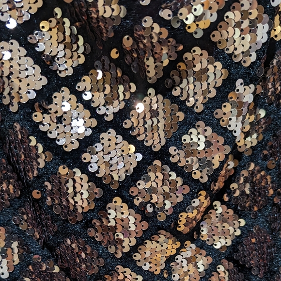 Privy Black with Rose gold sequins dress - Picture 10 of 10